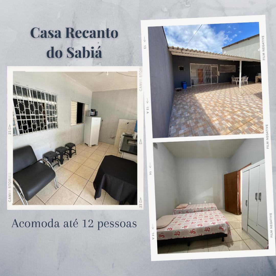 Casas De Temporadas - Hotel Recanto Do Sossego Uberlândia Kültér fotó